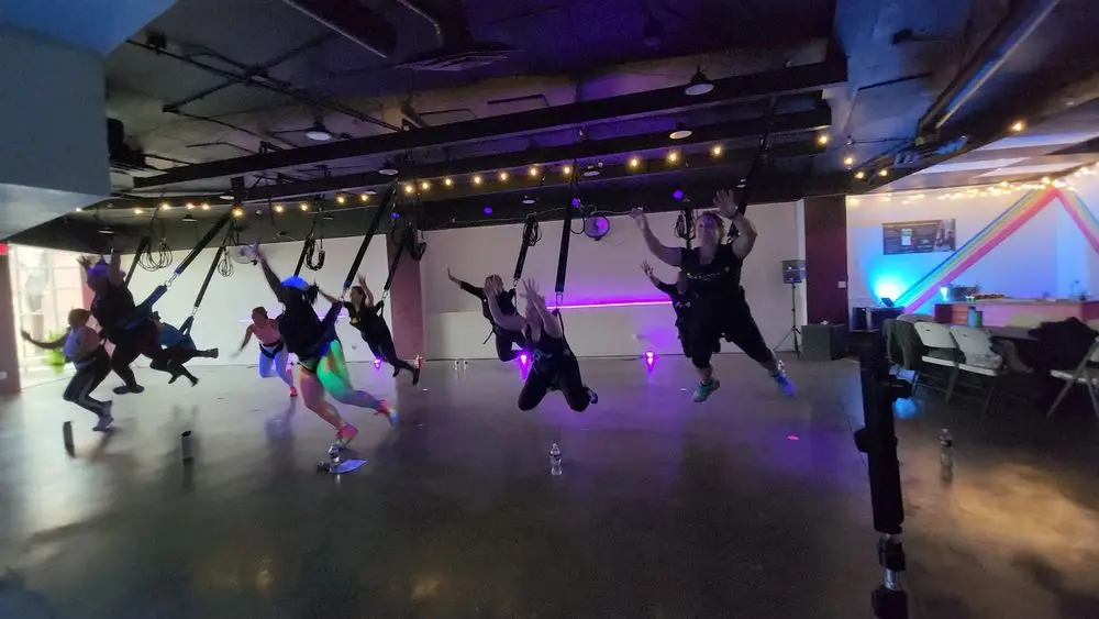 Guests at a Boujee Bungee™ Experience at Bungee Up, photo 4