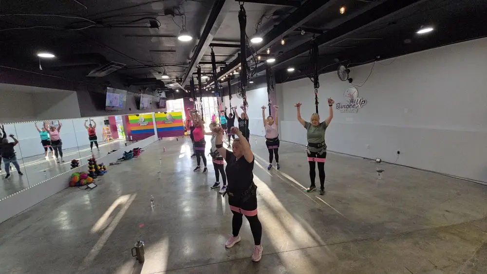A Bungee Up fitness class on the cords, photo 7